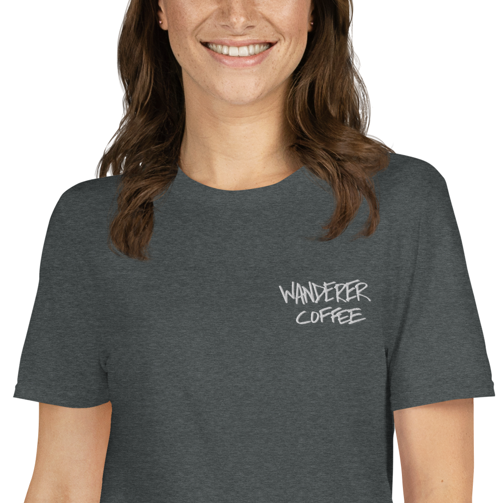 Wanderer Coffee Embroidered T-Shirt