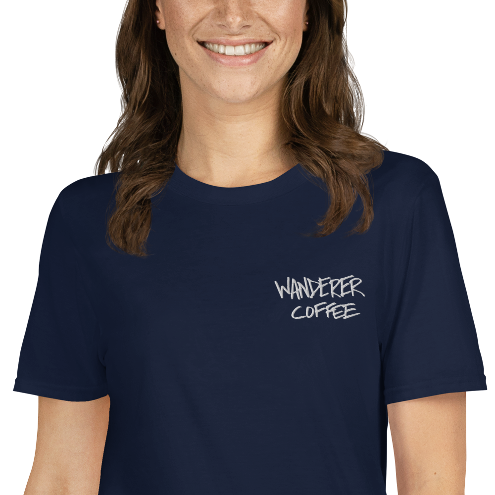 Wanderer Coffee Embroidered T-Shirt